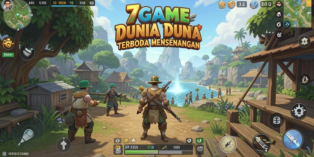 Gameplay seru di dunia terbuka 7GAME dengan visual menakjubkan.