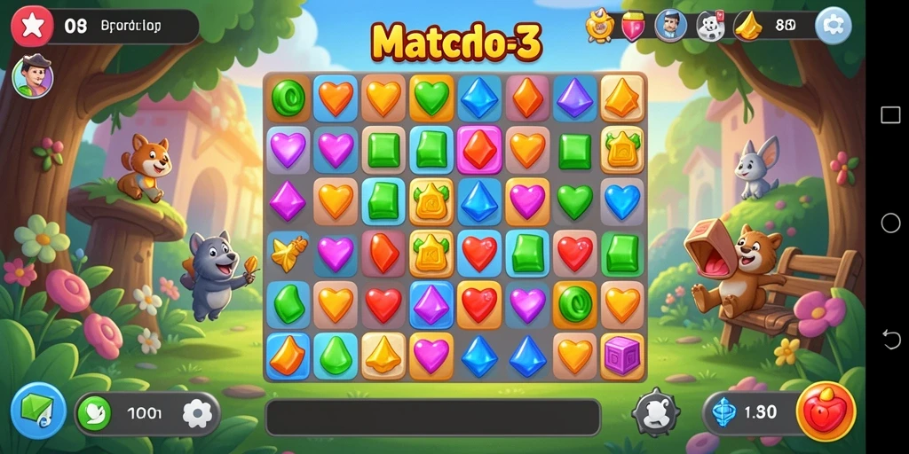 Tampilan gameplay seru dan penuh warna dalam 8180.