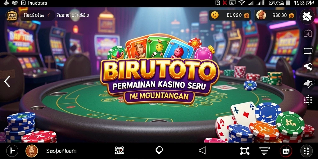 Tampilan menarik dalam gameplay Kasino BIRUTOTO.
