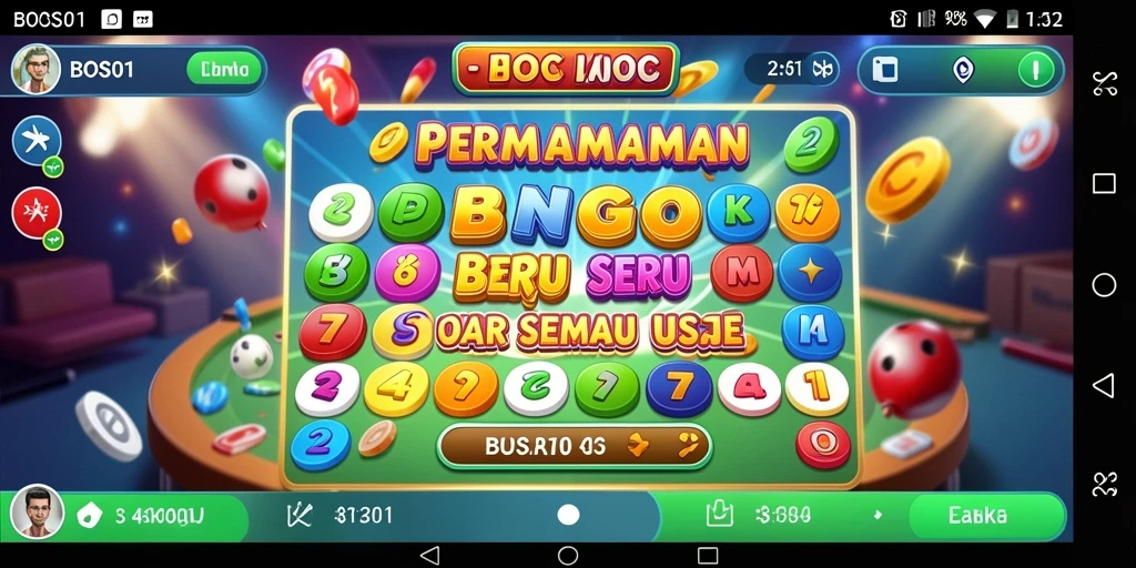 Gameplay Bingo seru dan interaktif yang memukau.