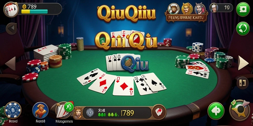 Tampilan seru gameplay QiuQiu di C789.