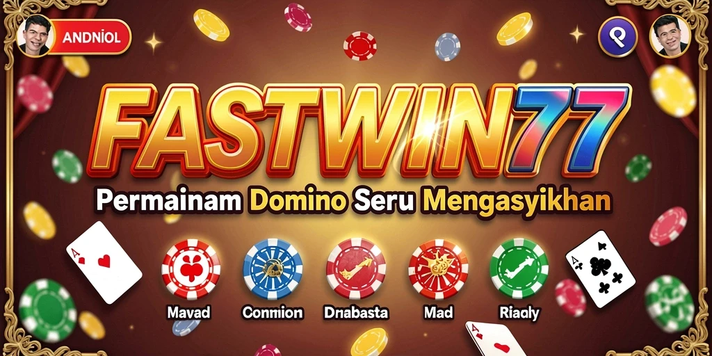 Tampilan gameplay seru dalam permainan Domino FASTWIN77.