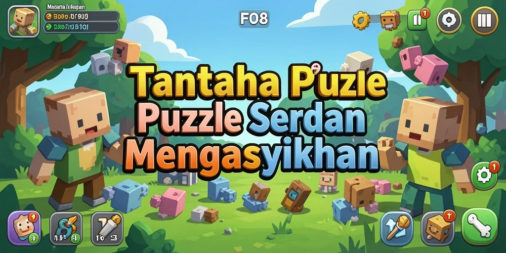 Tampilan gameplay FO8 yang memukau dengan teka-teki menarik.