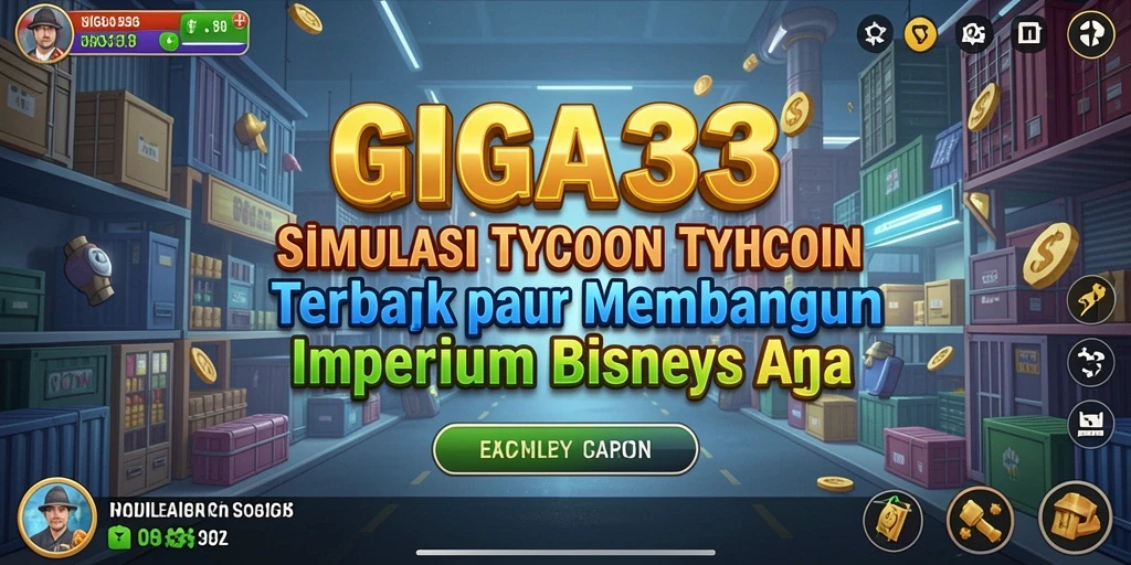 Tampilan gameplay GIGA33 yang menarik dengan elemen Tycoon yang mengasyikkan.