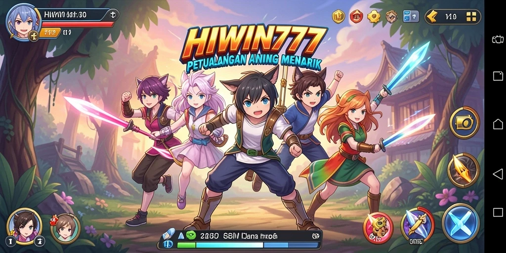 Gameplay seru dengan karakter anime yang menarik.