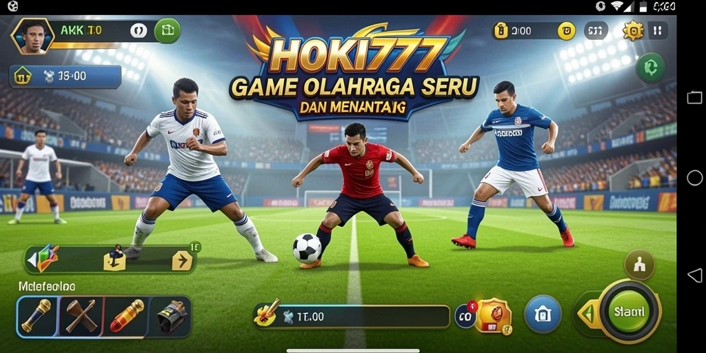 Tangkapan layar utama HOKI777 menunjukkan gameplay seru dan dinamis.