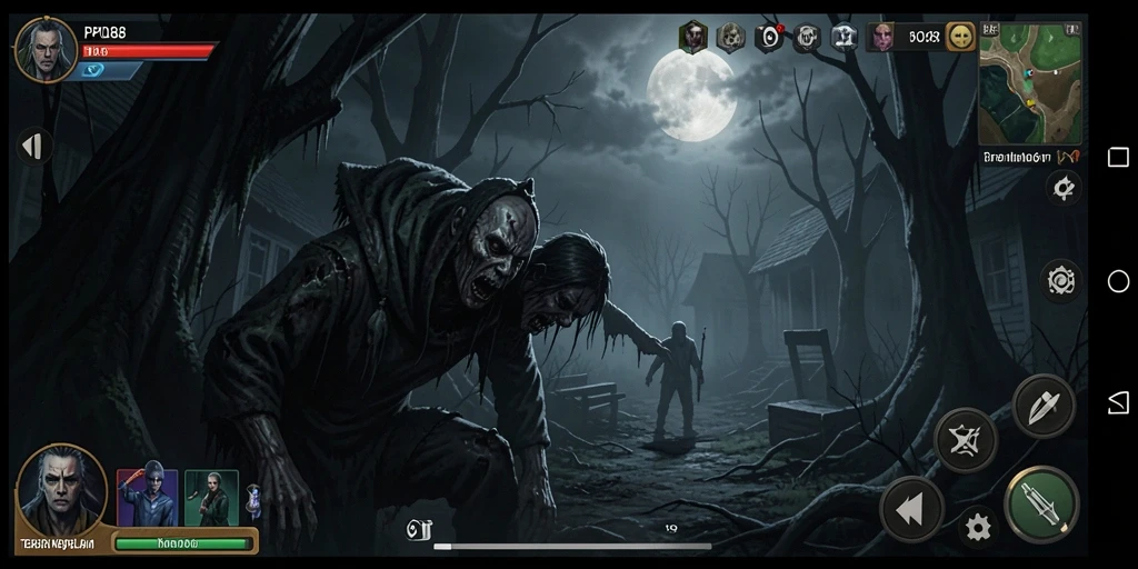 Gameplay mencekam LPO88 dengan suasana horor yang kental.