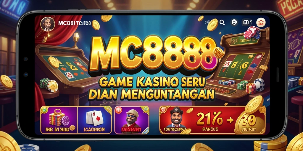 Tampilan menarik gameplay kasino di MC888 yang memikat.