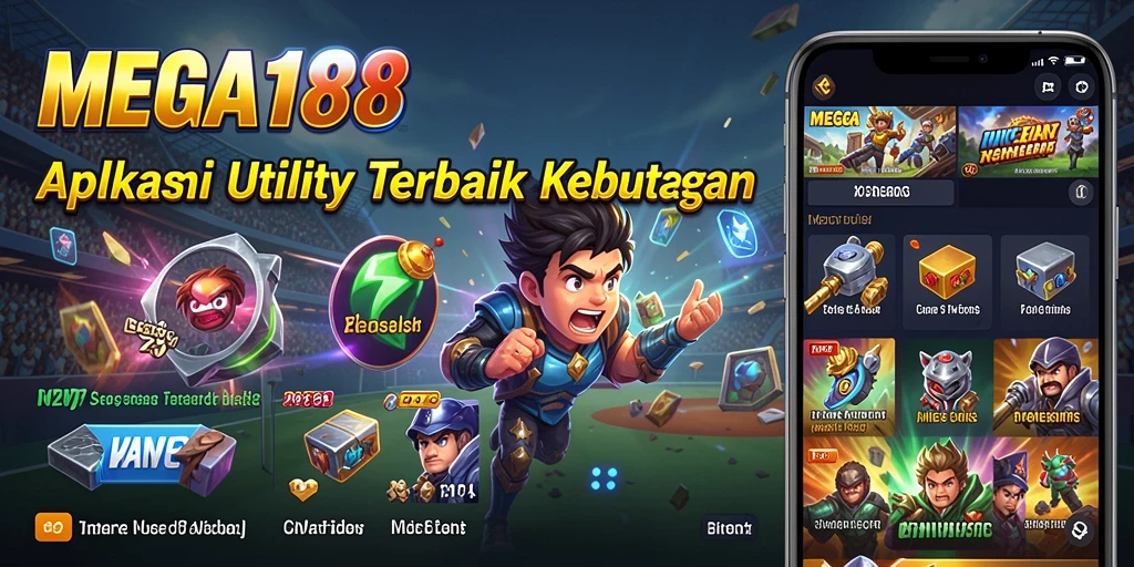 Tampilan antarmuka MEGA188 yang sederhana dan intuitif.