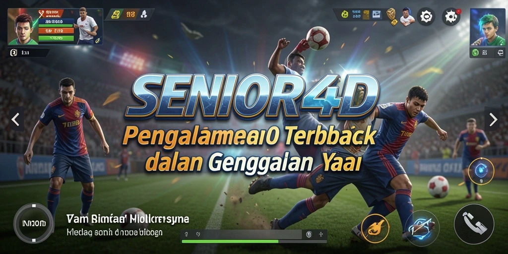 Screenshot utama SENIOR4D menampilkan momen seru gameplay Sports.