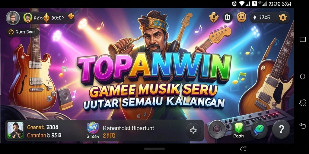Gameplay seru dengan berbagai pilihan lagu untuk dimainkan.