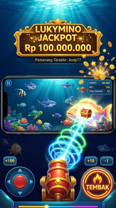 Screenshot proses unduh aplikasi di lukymino.
